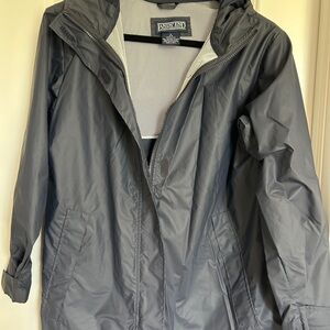 Lands' End Black and White Mesh Jacket